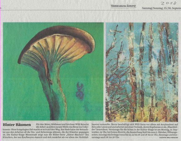 Artikel in der Süddeutschen Zeitung vom 15./16.09.2018
